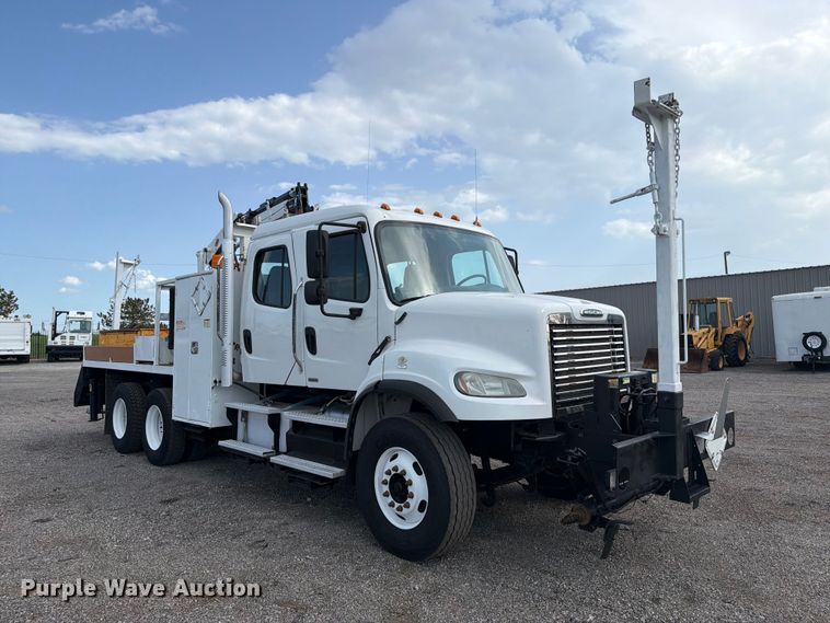 image for item FB5166 2012 Freightliner Business Class M2 Crew Cab crane truck