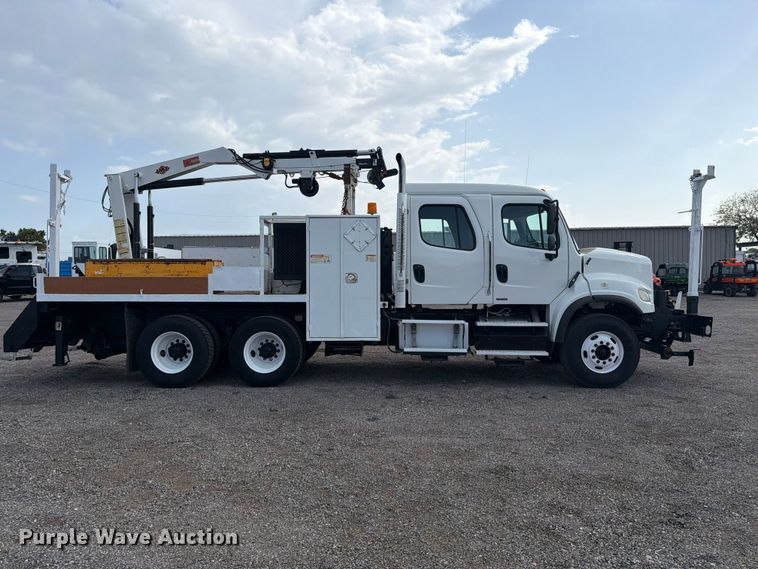 image for item FB5166 2012 Freightliner Business Class M2 Crew Cab crane truck