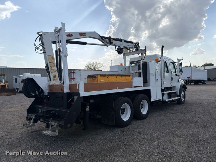 image for item FB5166 2012 Freightliner Business Class M2 Crew Cab crane truck
