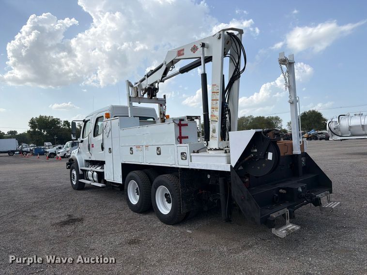 image for item FB5166 2012 Freightliner Business Class M2 Crew Cab crane truck