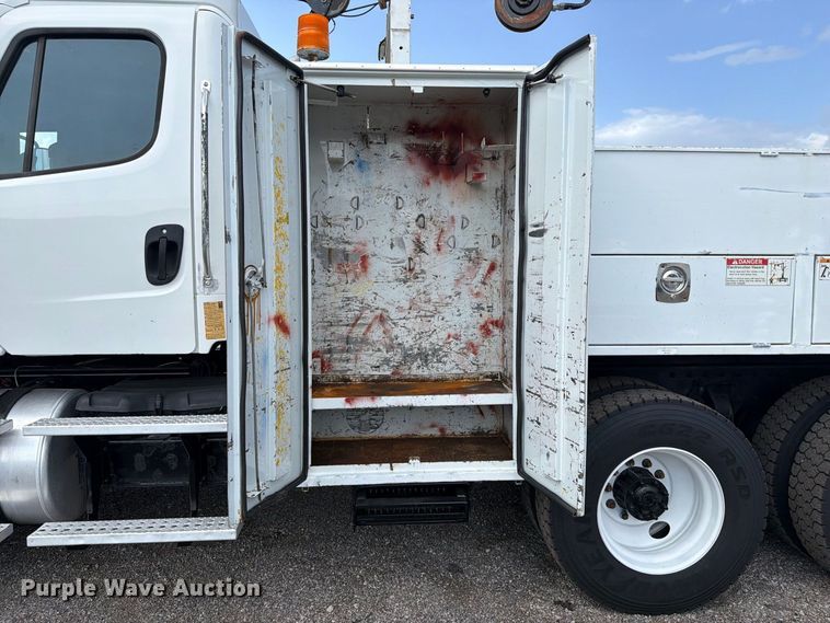 image for item FB5166 2012 Freightliner Business Class M2 Crew Cab crane truck