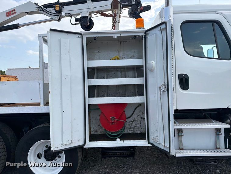 image for item FB5166 2012 Freightliner Business Class M2 Crew Cab crane truck