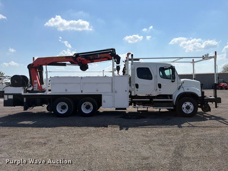image for item FB5172 2012 Freightliner Business Class M2 Crew Cab crane truck