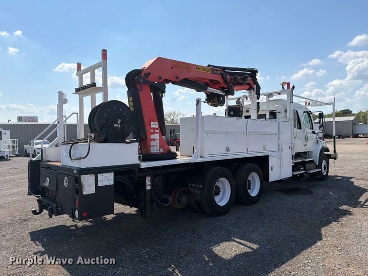 image for item FB5172 2012 Freightliner Business Class M2 Crew Cab crane truck