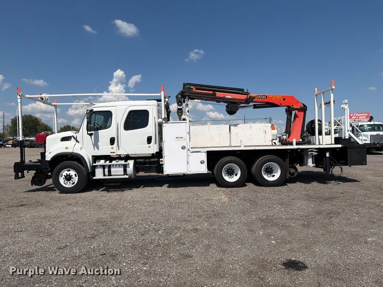 image for item FB5172 2012 Freightliner Business Class M2 Crew Cab crane truck