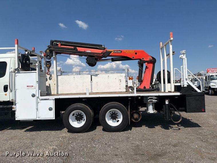 image for item FB5172 2012 Freightliner Business Class M2 Crew Cab crane truck