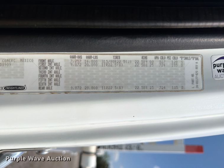 image for item FB5172 2012 Freightliner Business Class M2 Crew Cab crane truck