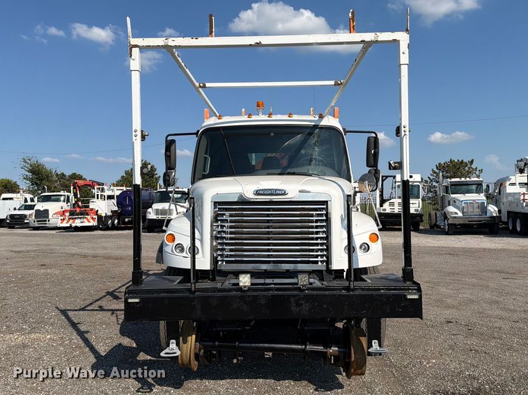 image for item FB5177 2013 Freightliner Business Class M2 Crew Cab crane truck
