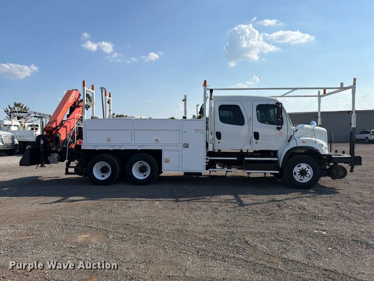 image for item FB5177 2013 Freightliner Business Class M2 Crew Cab crane truck