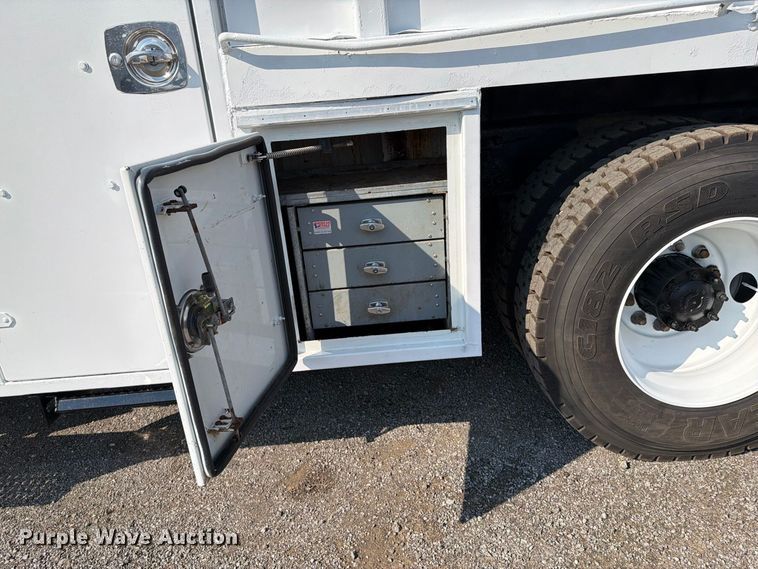 image for item FB5177 2013 Freightliner Business Class M2 Crew Cab crane truck