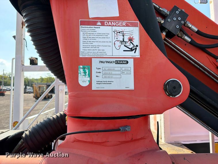 image for item FB5177 2013 Freightliner Business Class M2 Crew Cab crane truck
