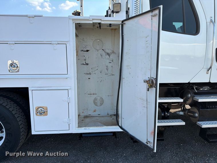 image for item FB5177 2013 Freightliner Business Class M2 Crew Cab crane truck