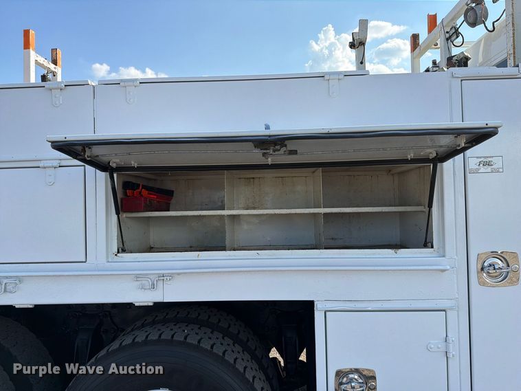 image for item FB5177 2013 Freightliner Business Class M2 Crew Cab crane truck