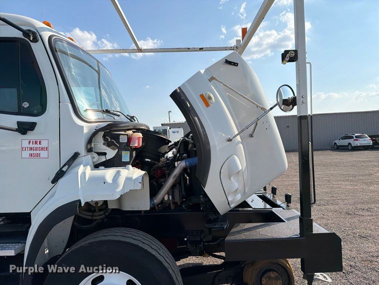 image for item FB5177 2013 Freightliner Business Class M2 Crew Cab crane truck