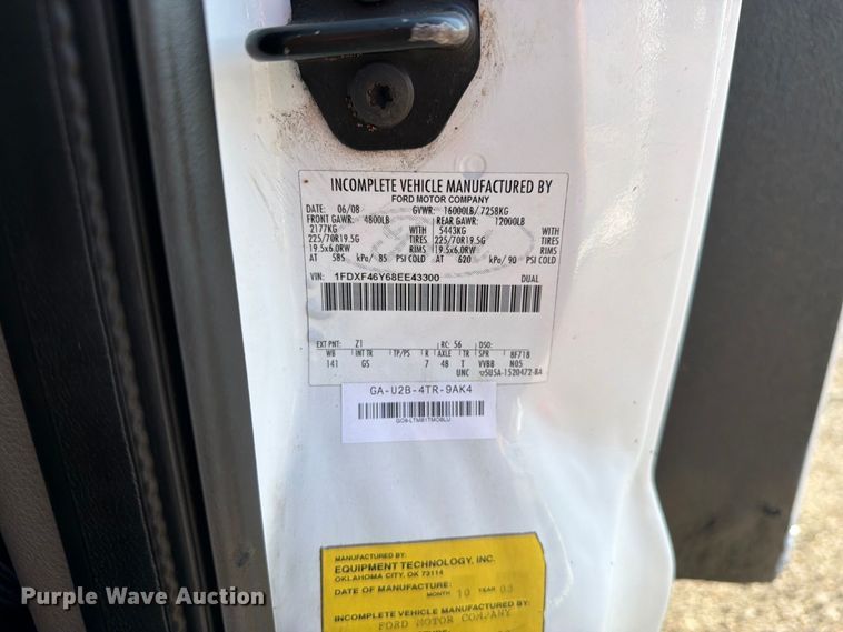 image for item FB5181 2008 Ford F450 Super Duty bucket truck