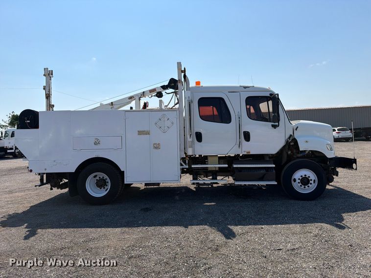 image for item FB5182 2012 Freightliner Business Class M2 Crew Cab crane truck