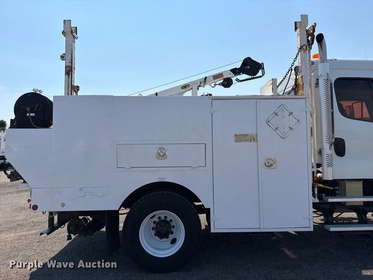 image for item FB5182 2012 Freightliner Business Class M2 Crew Cab crane truck
