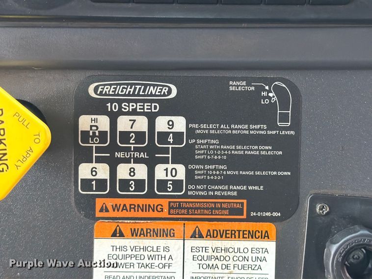 image for item FB5182 2012 Freightliner Business Class M2 Crew Cab crane truck