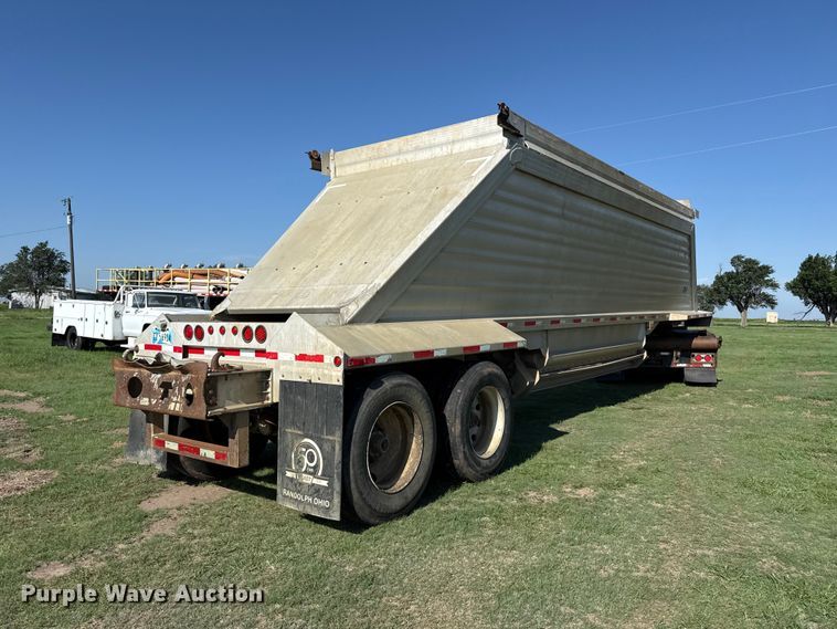 image for item FB6738 2013 Travis S/102 bottom dump trailer