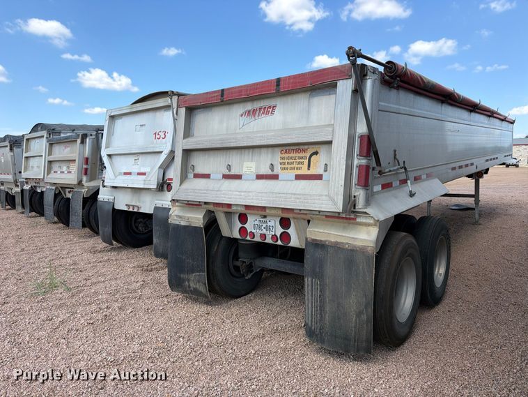 image for item FB8340 2007 Vantage S-85-Lone Star end dump trailer