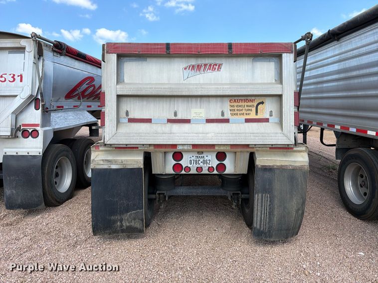image for item FB8340 2007 Vantage S-85-Lone Star end dump trailer
