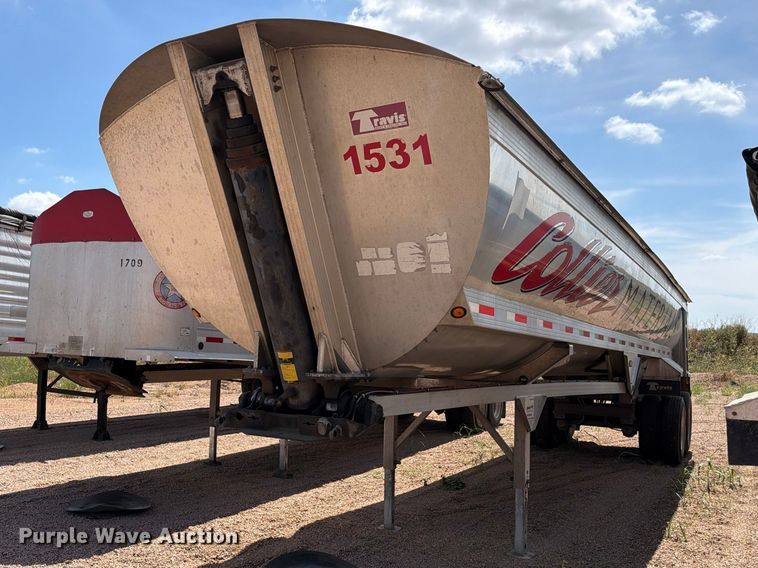 2017 Travis 39FT. S/97 end dump trailer