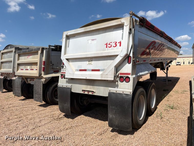 image for item FB8341 2017 Travis 39FT. S/97 end dump trailer