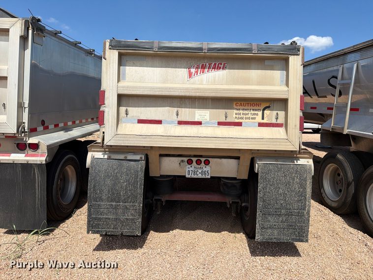image for item FB8342 2007 Vantage S-85-Lone Star end dump trailer