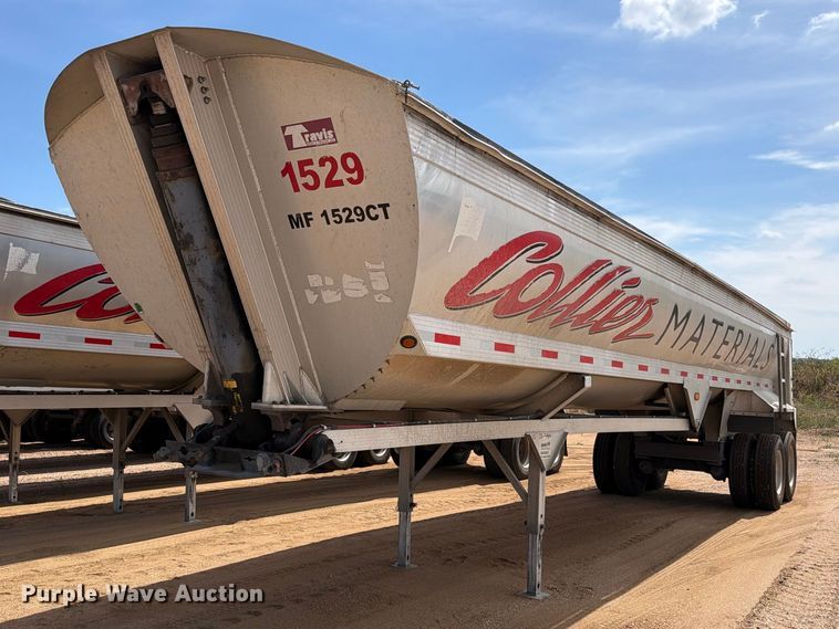 2017 Travis 39FT. S/97 end dump trailer