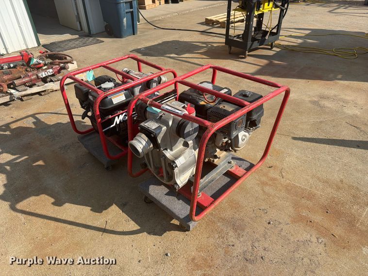 (2) Multiquip water pumps