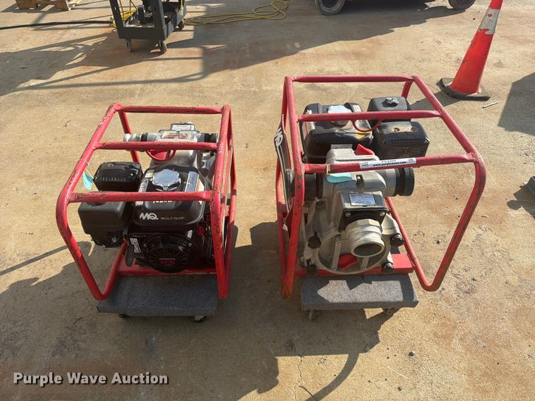 image for item FC3393 (2) Multiquip water pumps