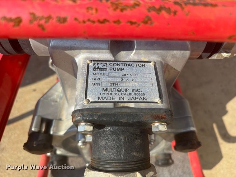 image for item FC3393 (2) Multiquip water pumps