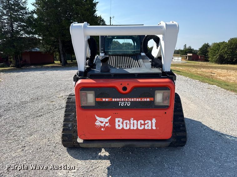 image for item FC4364 2018 Bobcat T870 tracked skid steer loader