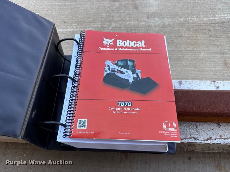 image for item FC4364 2018 Bobcat T870 tracked skid steer loader
