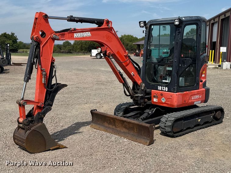 image for item FC4396 2020 Kubota U35-4 mini excavator