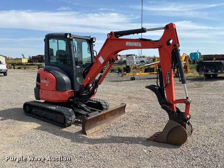 image for item FC4396 2020 Kubota U35-4 mini excavator