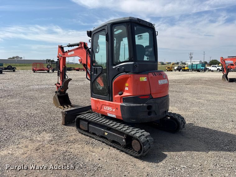 image for item FC4396 2020 Kubota U35-4 mini excavator