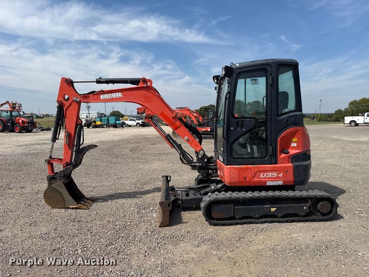 image for item FC4396 2020 Kubota U35-4 mini excavator