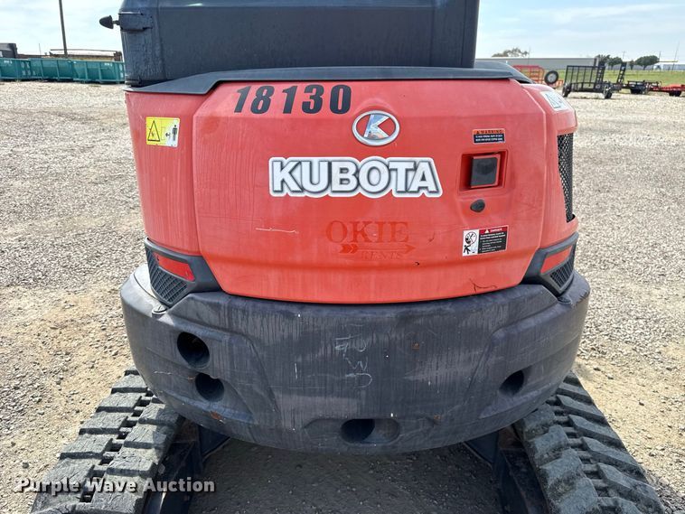 image for item FC4396 2020 Kubota U35-4 mini excavator