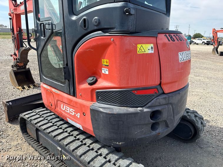 image for item FC4396 2020 Kubota U35-4 mini excavator