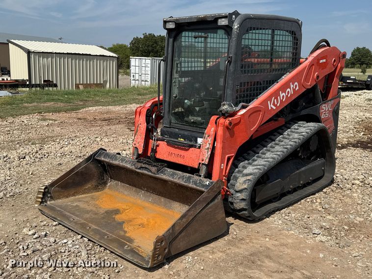 2021 Kubota SVL65-2 tracked skid steer loader