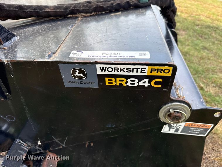 image for item FC4421 John Deere BR84C skid steer broom