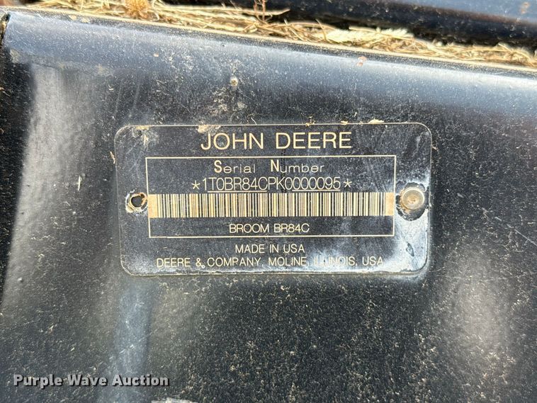 image for item FC4421 John Deere BR84C skid steer broom