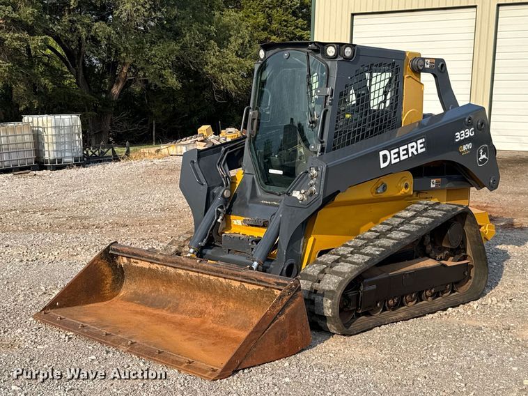 2017 John Deere 333G tracked skid steer loader