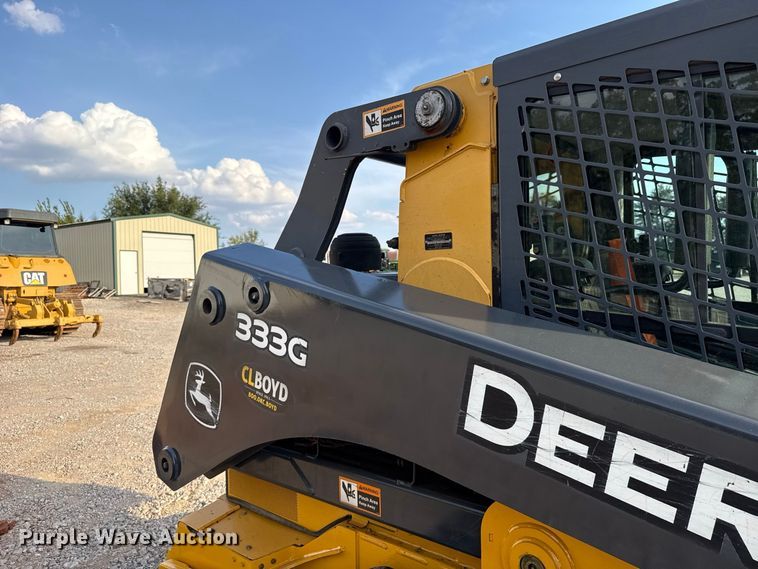image for item FC4440 2017 John Deere 333G tracked skid steer loader