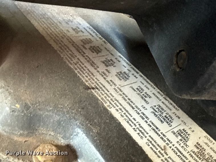 image for item FC4444 2001 Ford F750 Super Duty digger derrick truck