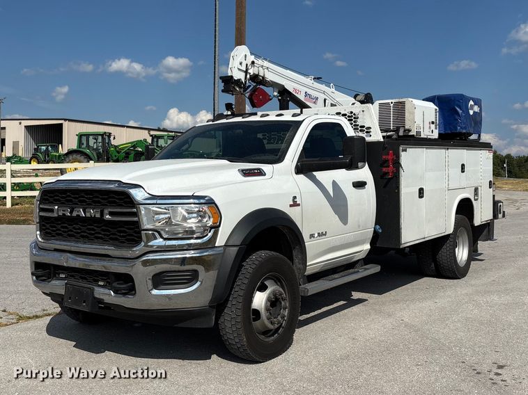 image for item FG0681 2022 RAM 5500 utility / service truck