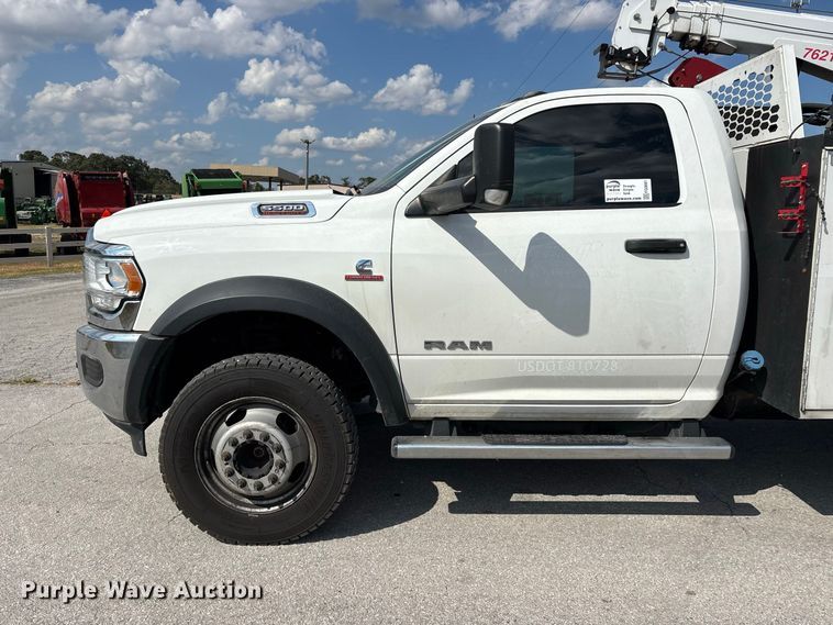 image for item FG0681 2022 RAM 5500 utility / service truck