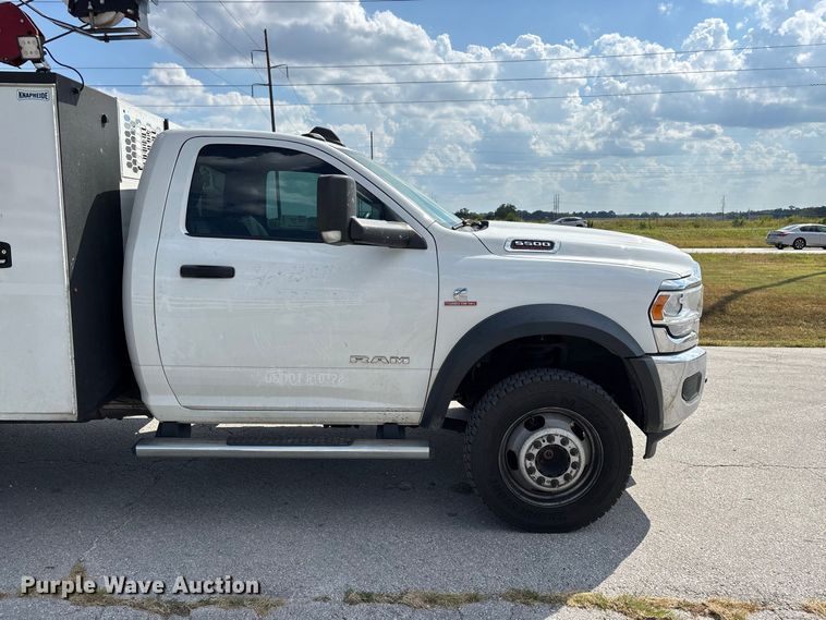 image for item FG0681 2022 RAM 5500 utility / service truck