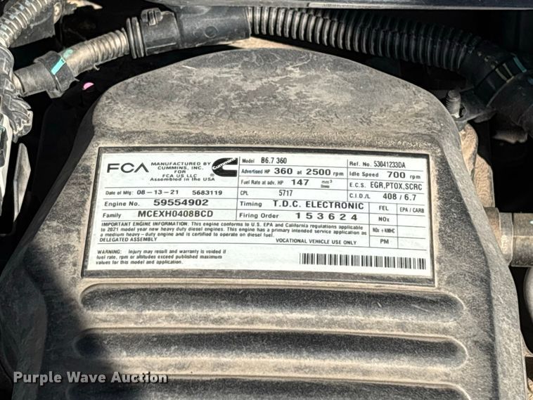 image for item FG0681 2022 RAM 5500 utility / service truck